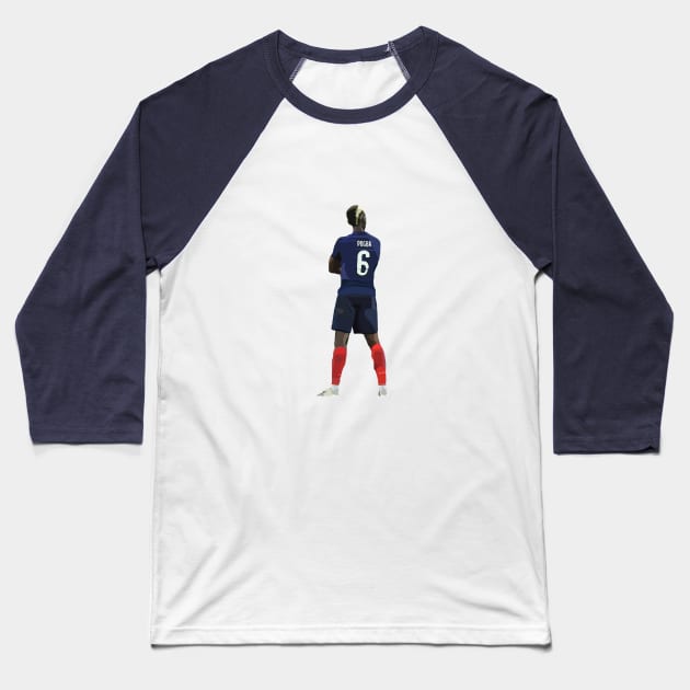 Paul Pogba Baseball T-Shirt by Webbed Toe Design's